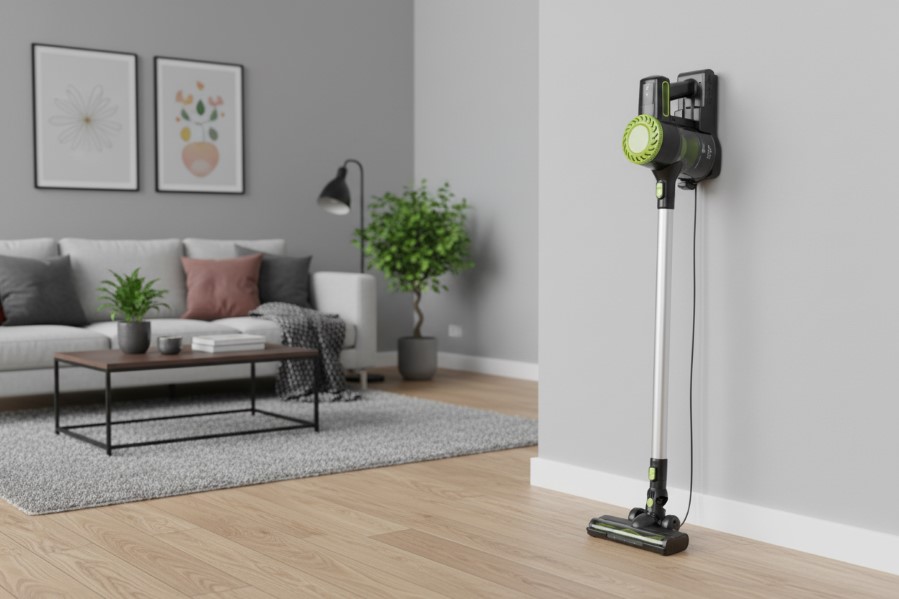 CleanMaxx AKU tyčový a ruční vysavač s rotačním kartáčem 2v1 ATRK-14866 9